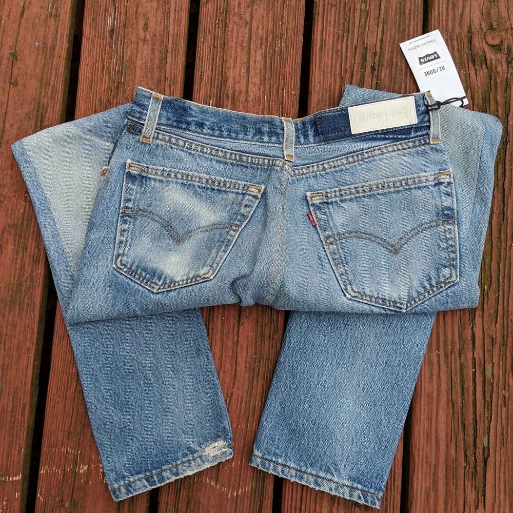 Re/Done Jeans 25 Skinny Straight